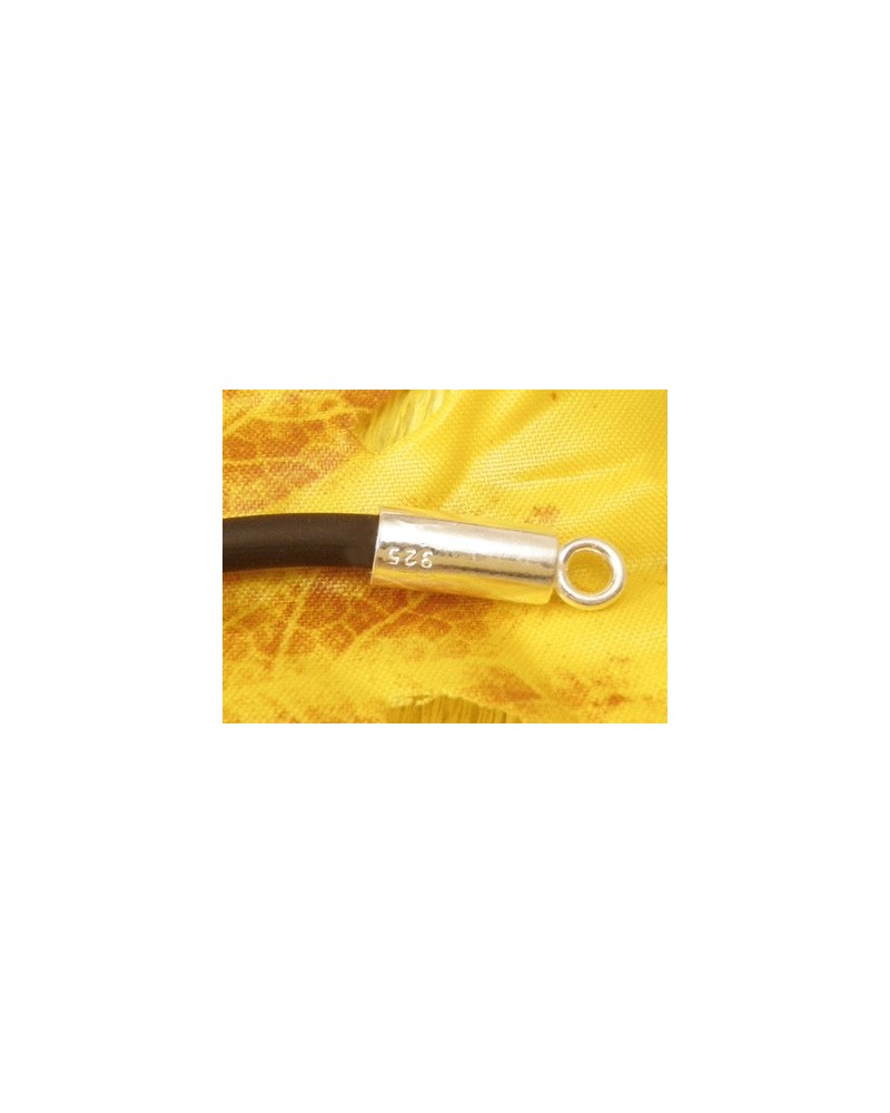 Bandende 4mm, 925 Silber