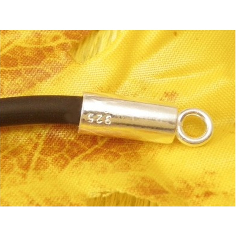 Bandende 4mm, 925 Silber