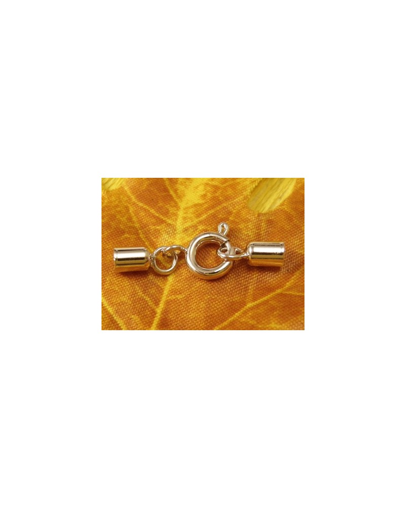 Federringset f. Band 3mm, Messing rhodiniert