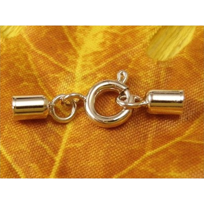 Federringset f. Band 3mm, Messing rhodiniert