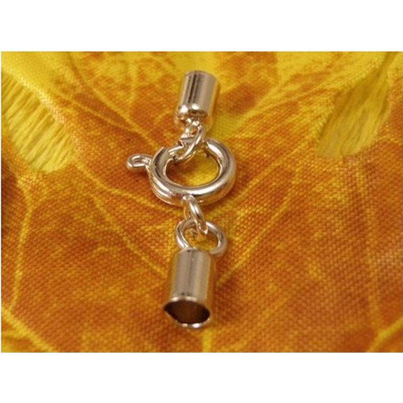 Federringset f. Band 3mm, Messing rhodiniert