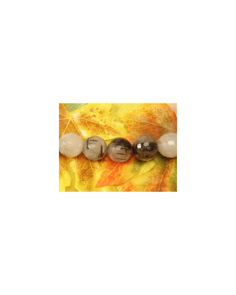Turmalinquarzkette facettiert 14mm