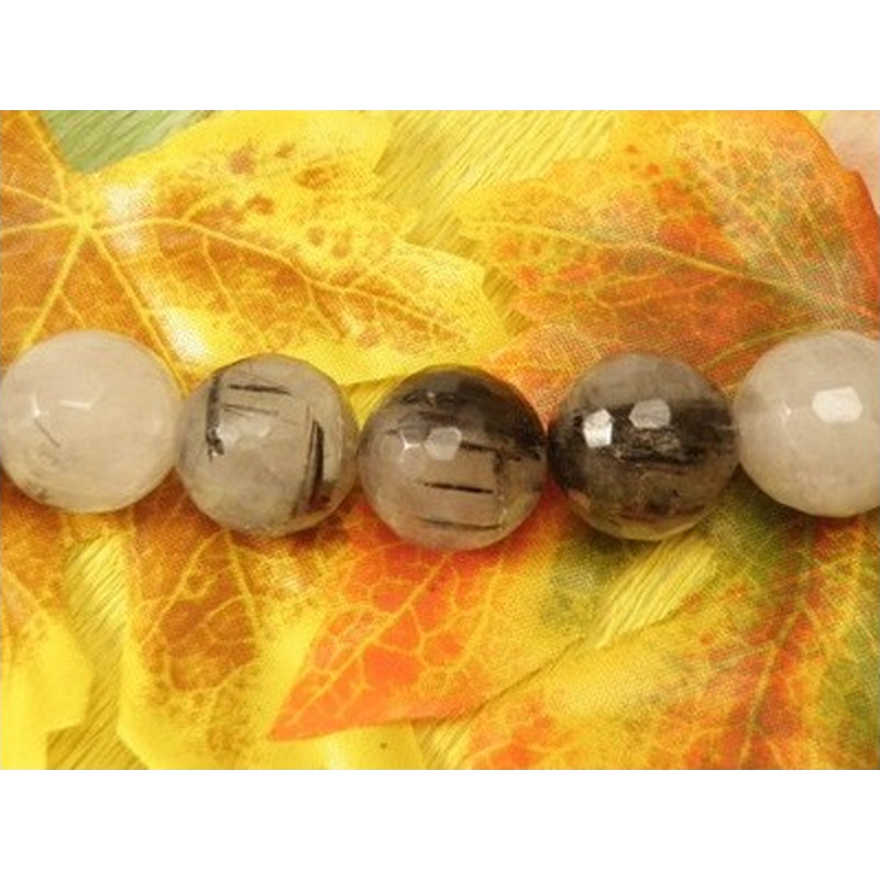 Turmalinquarzkette facettiert 14mm