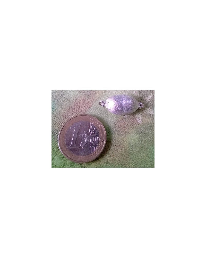Magnetschliesse 10x22mm, 925 Silber, geschlossen