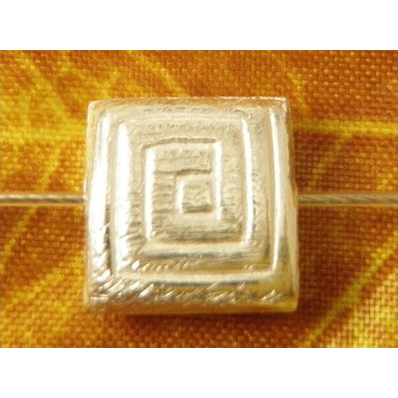 Zwischenteil, Schnecke quadratisch 10x5mm, 925 Silber