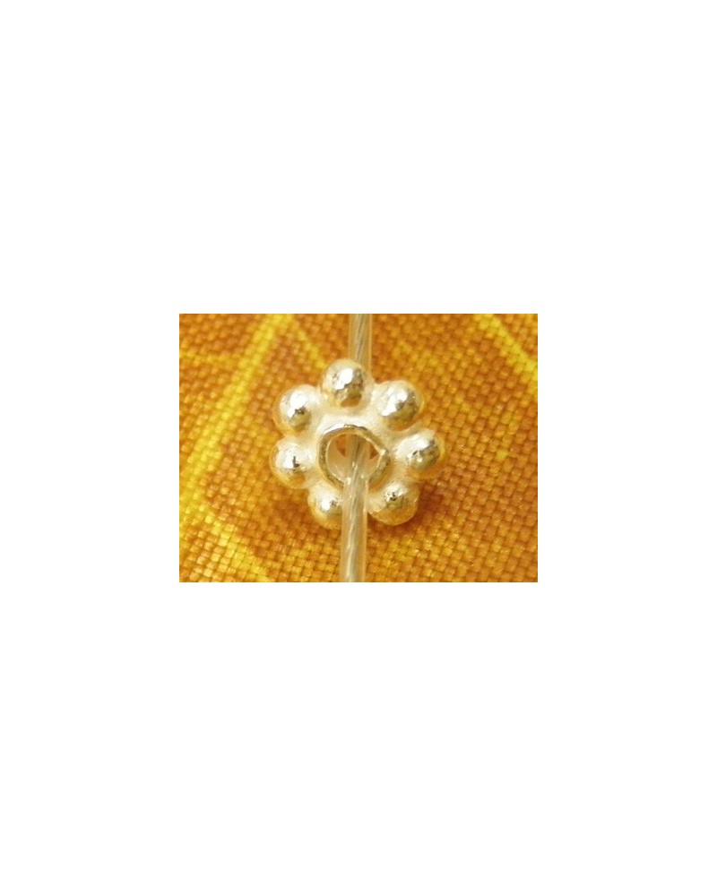 Zwischenteil, Blume 5x1.5mm, 925 Silber