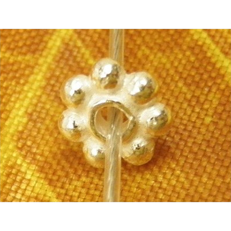 Zwischenteil, Blume 5x1.5mm, 925 Silber