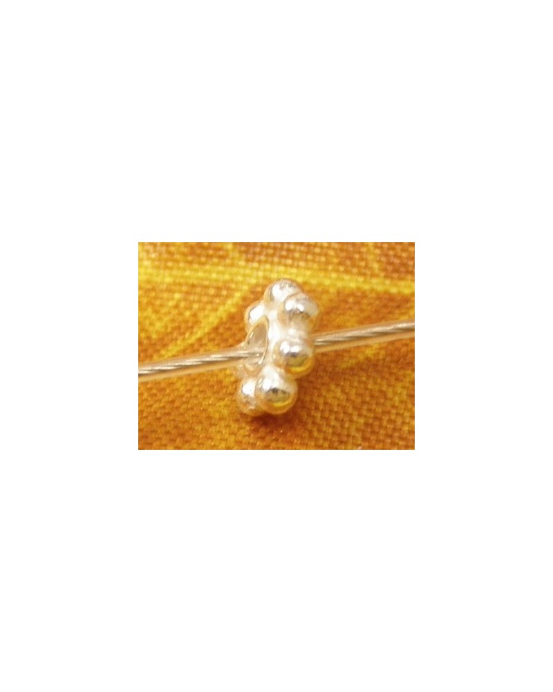Zwischenteil, Blume 5x1.5mm, 925 Silber