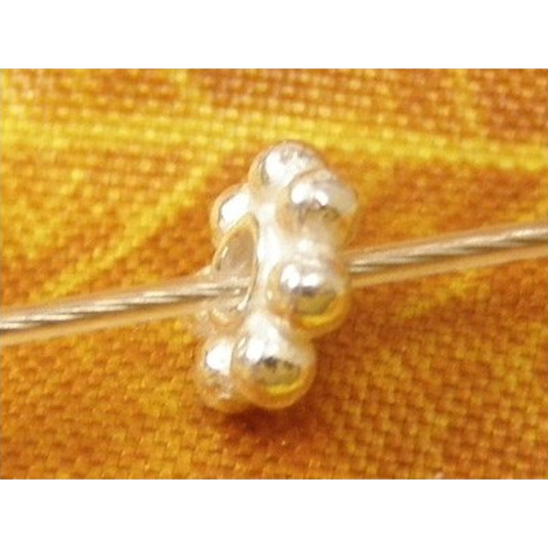 Zwischenteil, Blume 5x1.5mm, 925 Silber