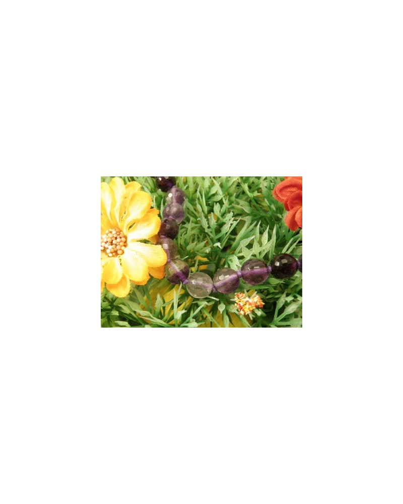 Fluoritkette 8/45, facettiert