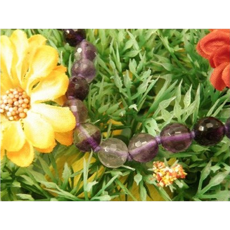 Fluoritkette 8/45, facettiert