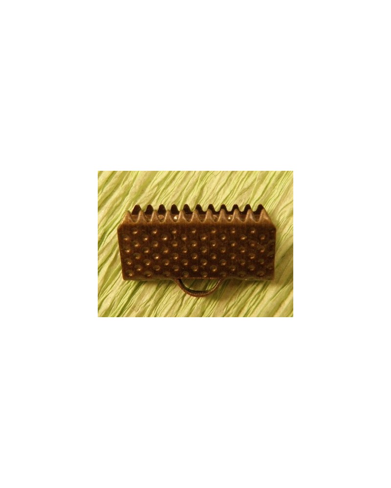 Bandcrimp 13mm, Metall-Antik