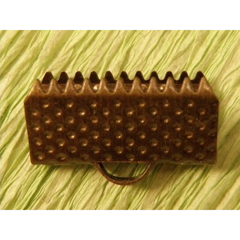 Bandcrimp 13mm, Metall-Antik