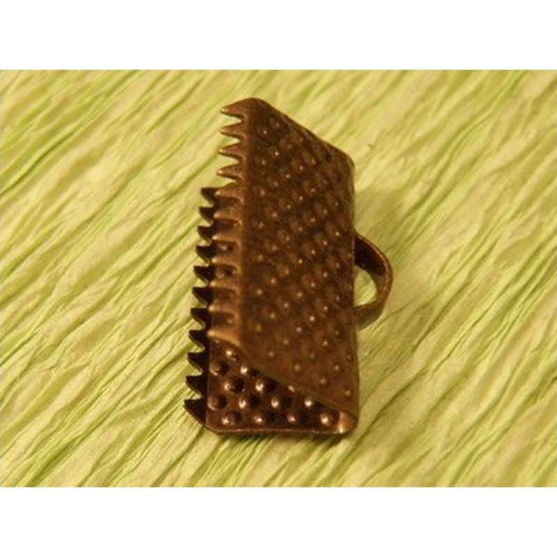 Bandcrimp 13mm, Metall-Antik