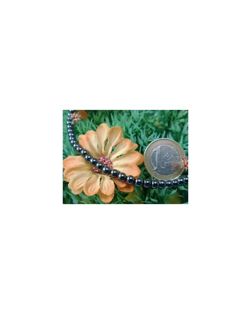 Blutsteinkette (Hämatit) 4mm