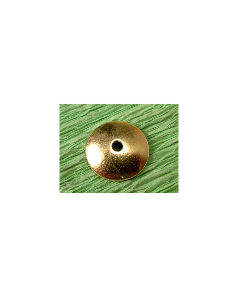 Endkappe 13mm, Messing goldfarben
