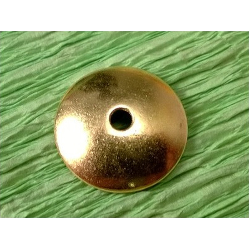 Endkappe 13mm, Messing goldfarben