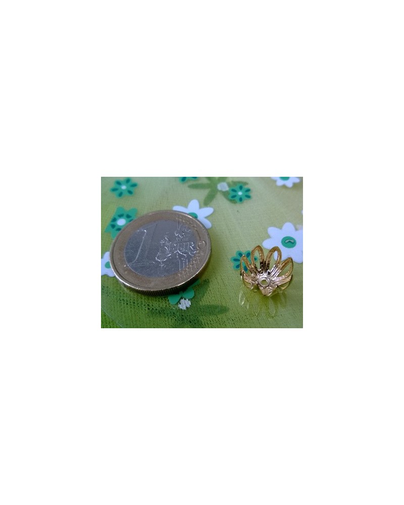 Endkappe 10.5mm, Messing vergoldet