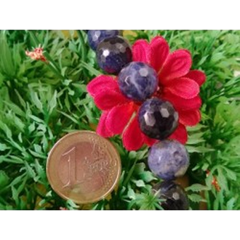 Sodalithkette facettiert 12mm 2