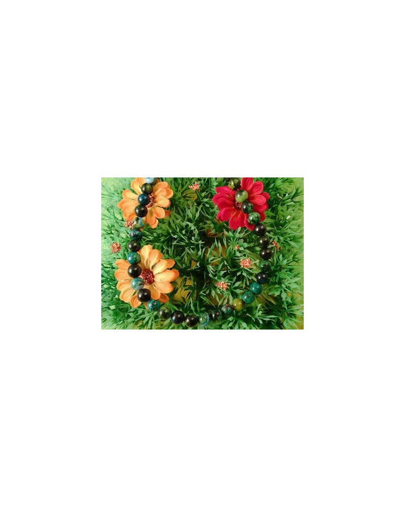 Chrysokollimitatkette 8mm