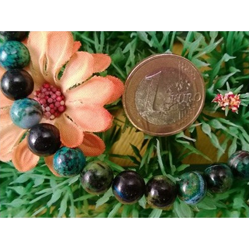 Chrysokollimitatkette 8mm