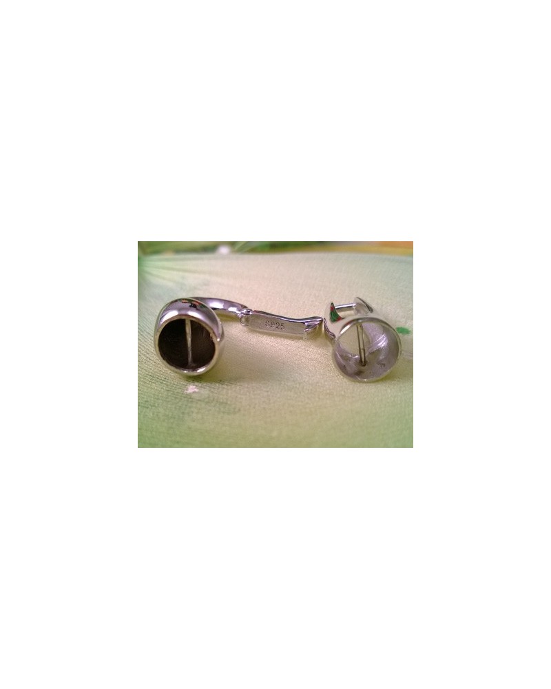 Schliesse 14x38mm, 925 Silber rhodiniert