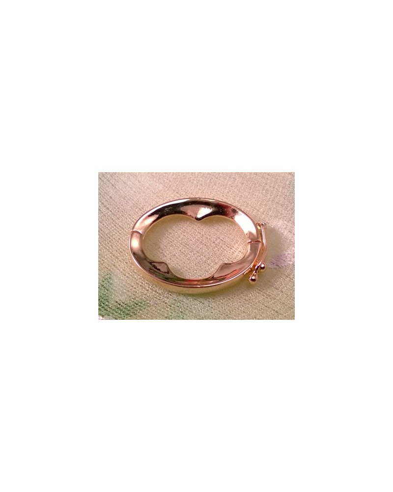 Kettenverkürzer 23x18mm, 925 Silber vergoldet