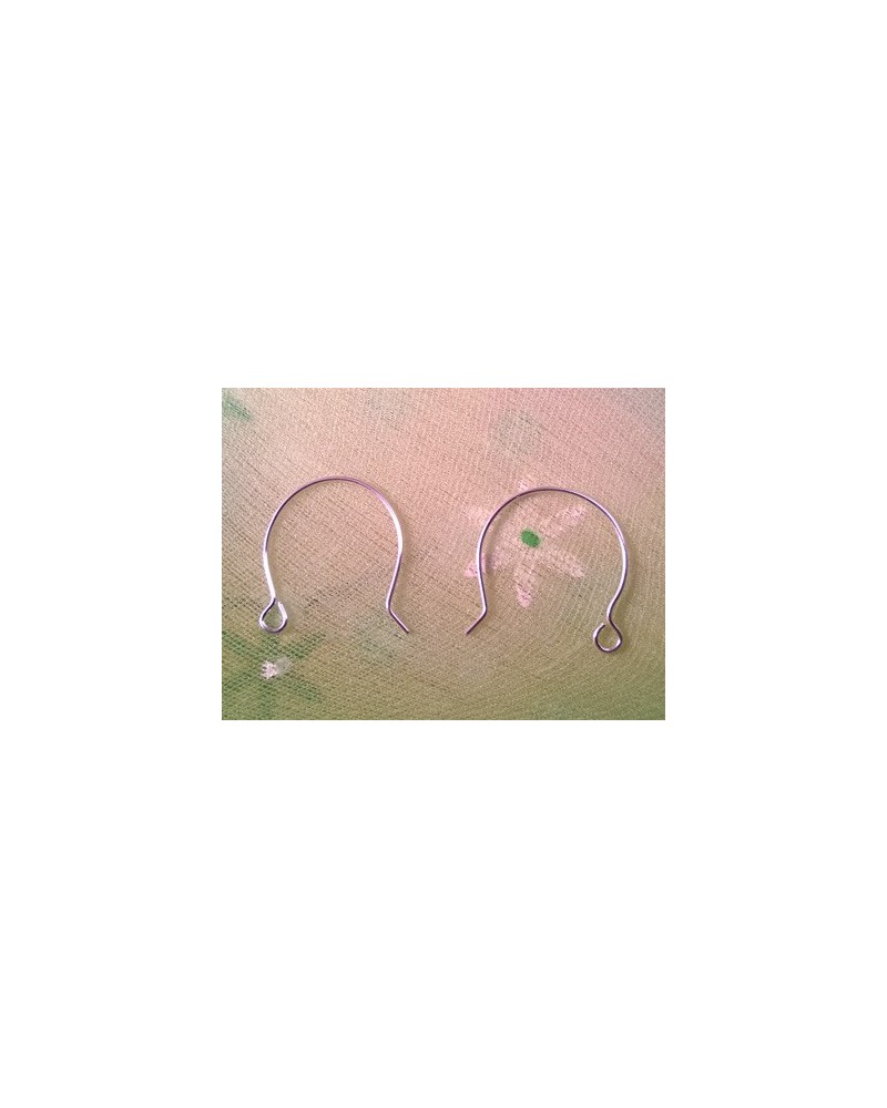 2 Stk. Ohrhaken 20x19mm, 925 Silber