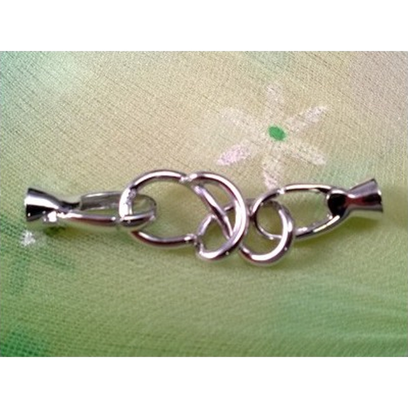 Schliesse 12x50mm, 925 Silber rhodiniert
