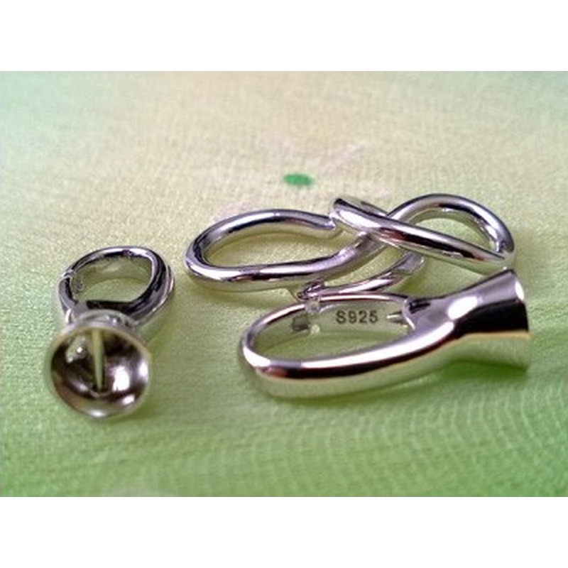 Schliesse 12x50mm, 925 Silber rhodiniert