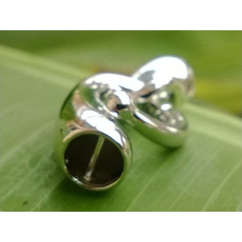 Schliesse 16x34mm, 925 Silber rhodiniert