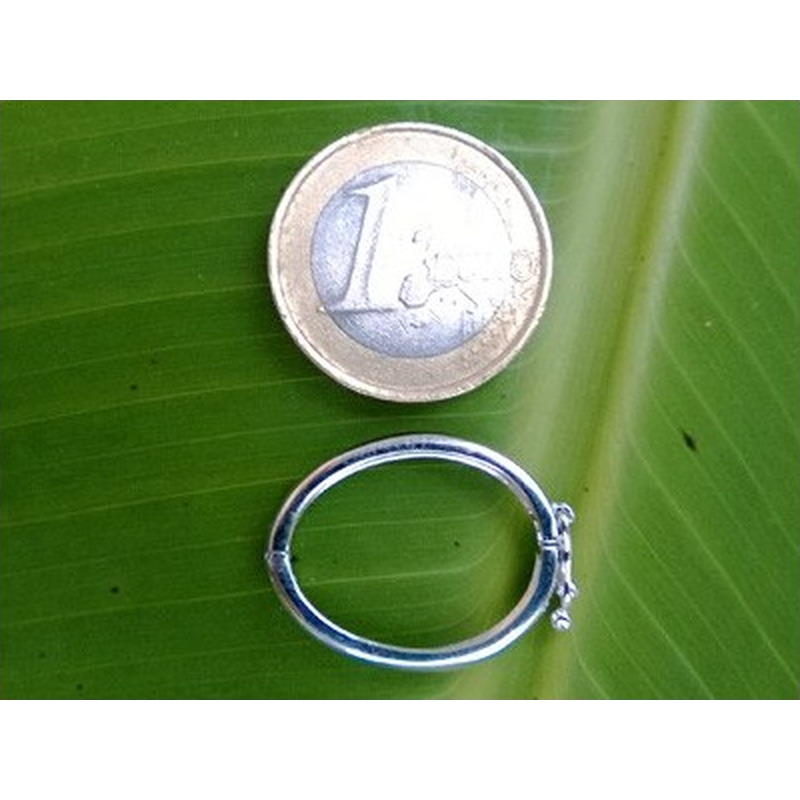 Kettenverkürzer 17x23mm , 925 Silber rhodiniert
