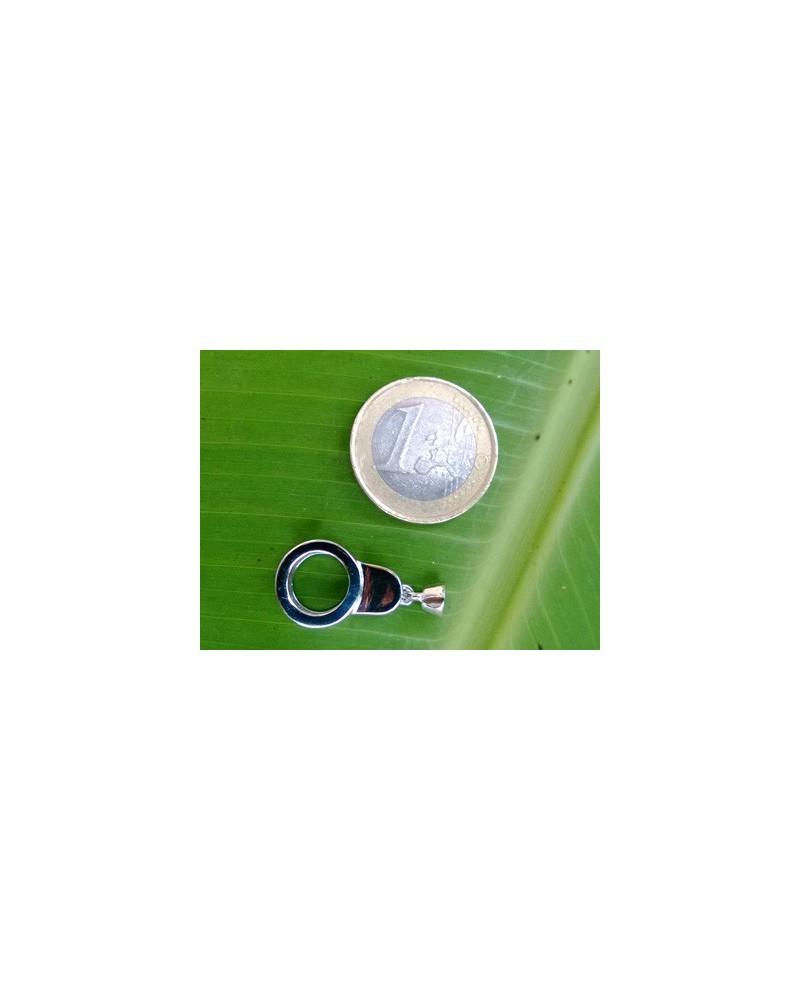 Clipschliesse 12.3x25mm, 925 Silber rhodiniert