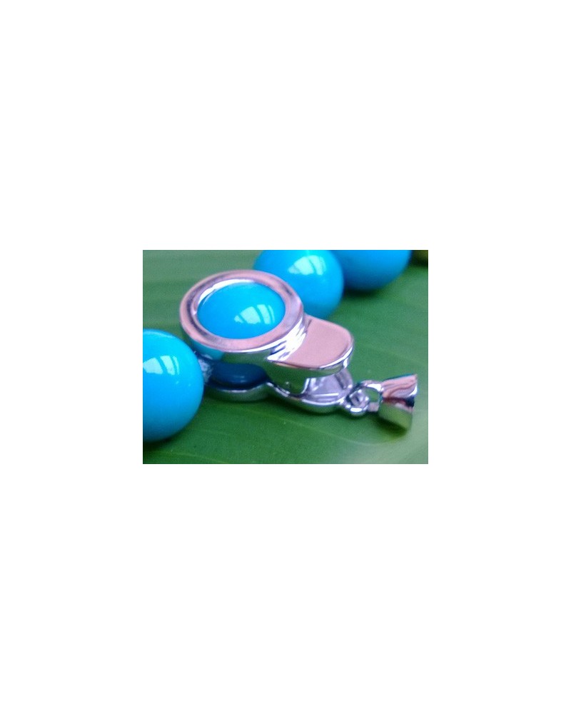 Clipschliesse 12.3x25mm, 925 Silber rhodiniert