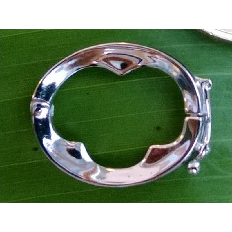 Kettenverkürzer 23*18mm, 925 Silber rhodiniert