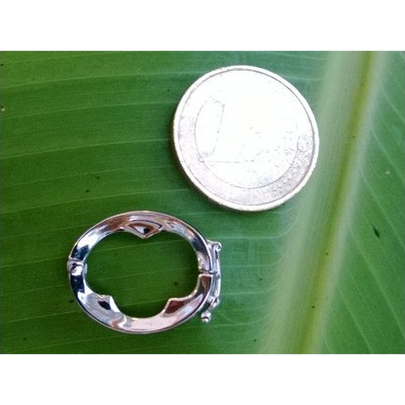 Kettenverkürzer 23*18mm, 925 Silber rhodiniert