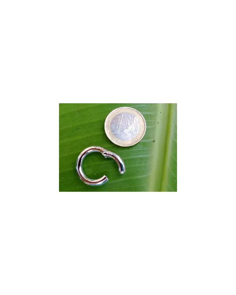 Schliesse 22mm, 925 Silber rhodiniert