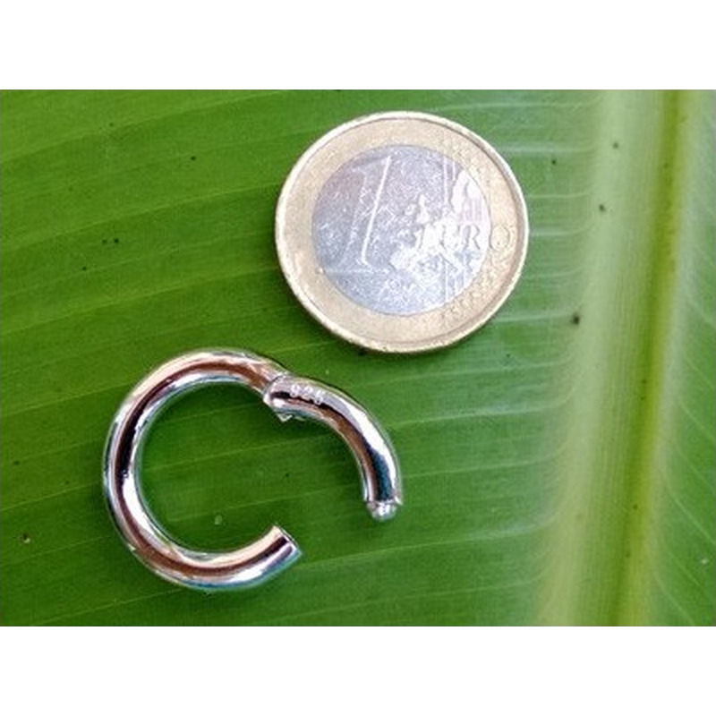 Schliesse 22mm, 925 Silber rhodiniert