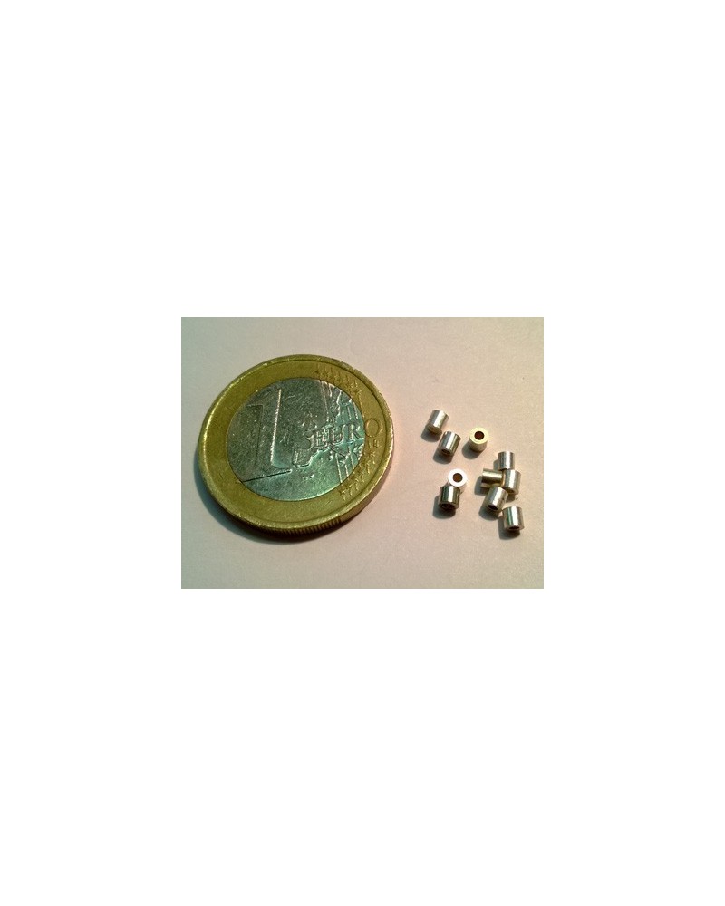 Quetschröhrchen large 1.5mm, 925 Silber, 20 Stk