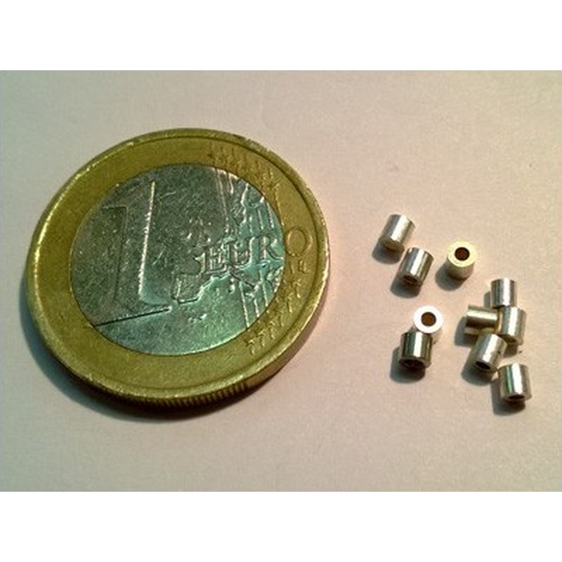 Quetschröhrchen large 1.5mm, 925 Silber, 20 Stk