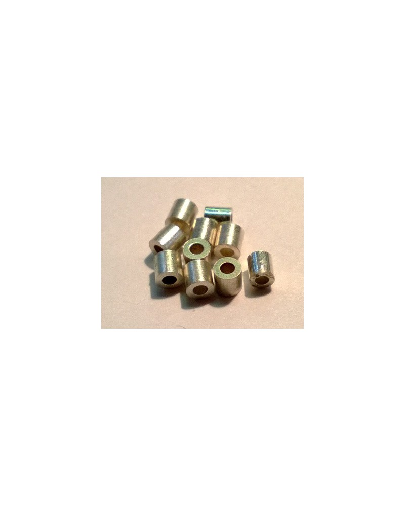 Quetschröhrchen medium 1.2mm, 925 Silber, 10 Stk