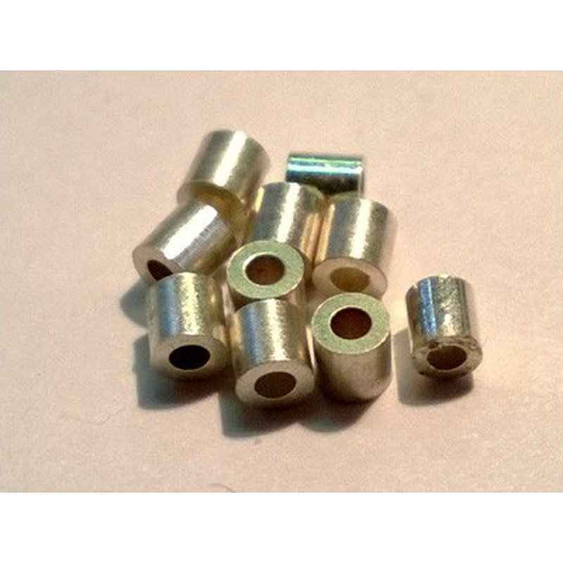 Quetschröhrchen medium 1.2mm, 925 Silber, 10 Stk