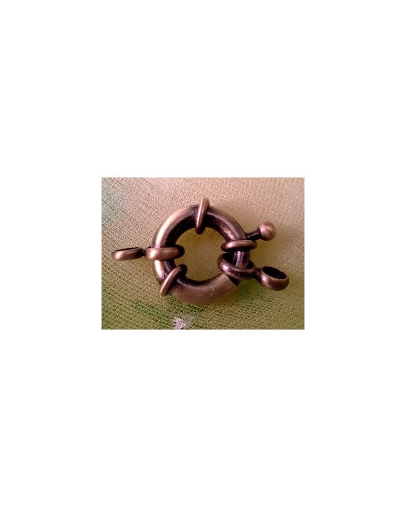 Federring 17mm Messing Gold-Antik