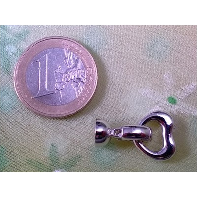 Schliesse 22mm Messing rhodiniert