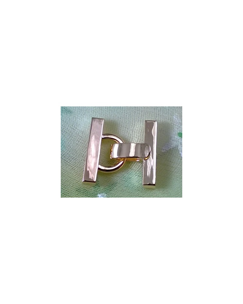 Schliesse 25x25mm Messing vergoldet