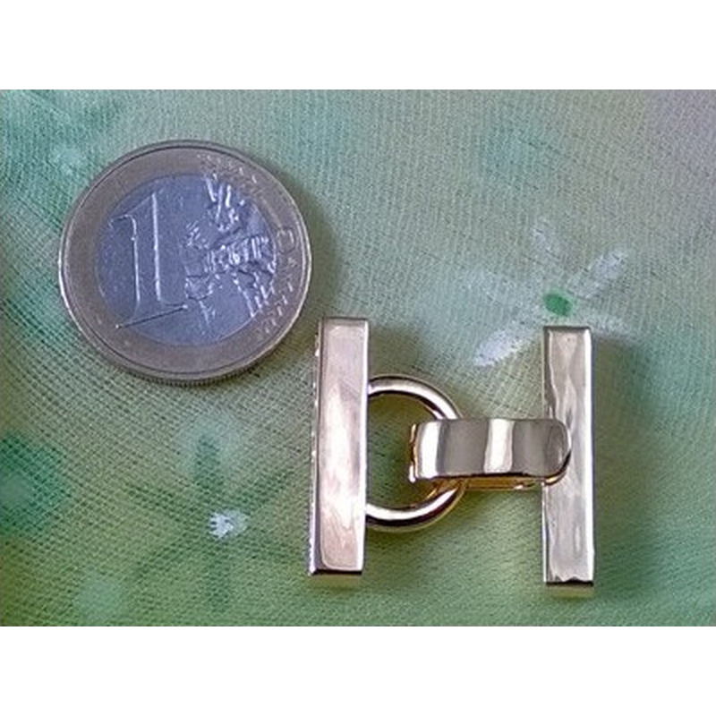 Schliesse 25x25mm Messing vergoldet