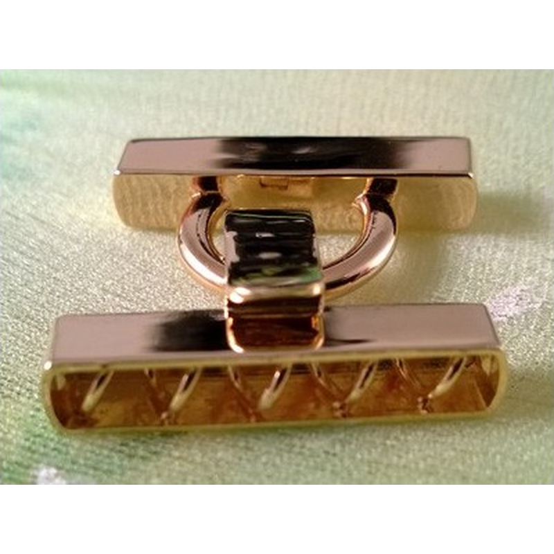 Schliesse 25x25mm Messing vergoldet