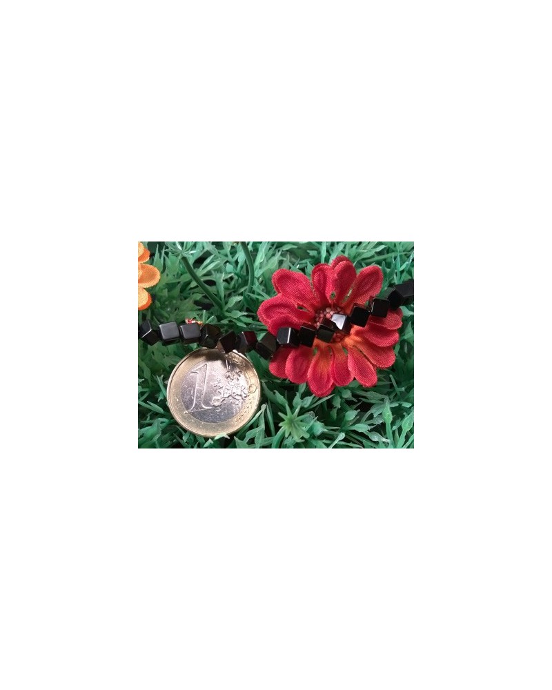Onyxkette Quader 4mm