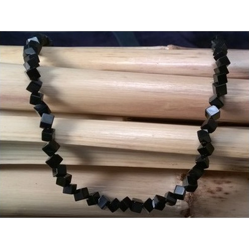 Onyxkette Quader 4mm