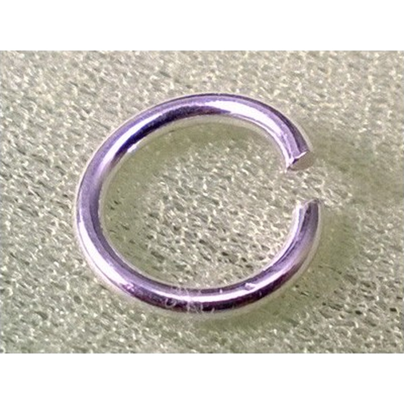 Spaltring 8mm, 925 Silber